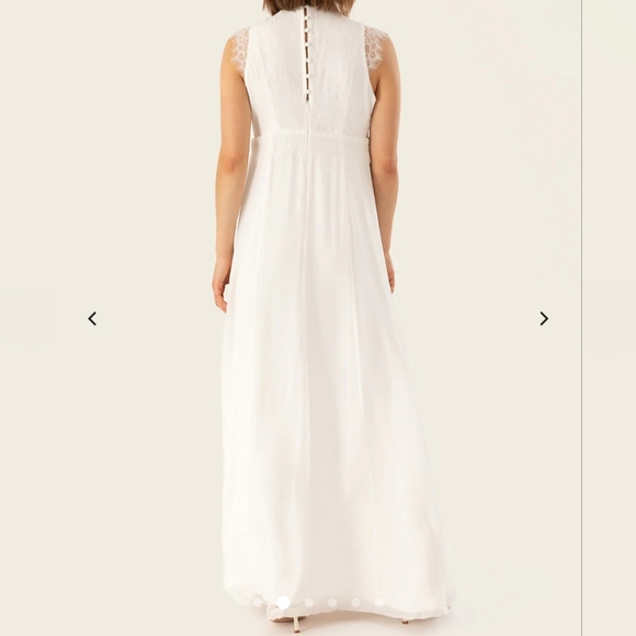 🥳Host pick ❤️Ivy& Oak Size 2 (XS) snow white maternity dress / bridal dress. - Picture 4 of 11